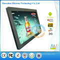 17 inch 16:10 android advertising digital signage